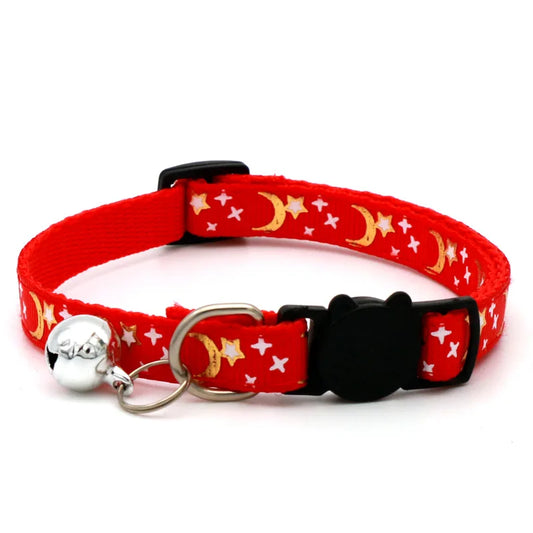 Cat Collar with Reflective Safety and Bell