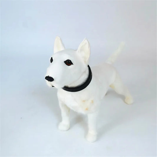 Plush Standing Bull Terrier Sculpture