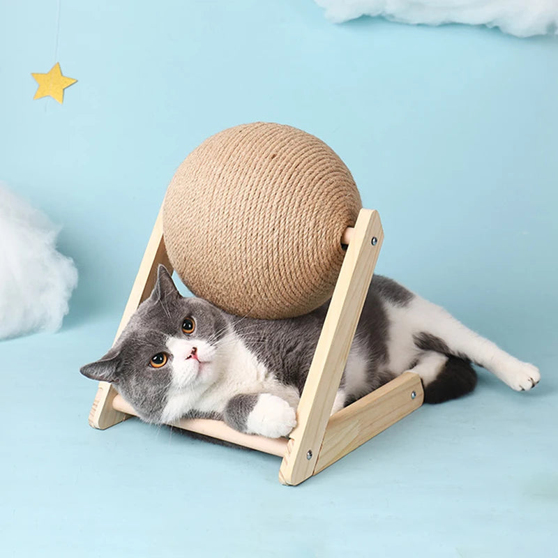 Cat Scratching Sisal Ball Toy