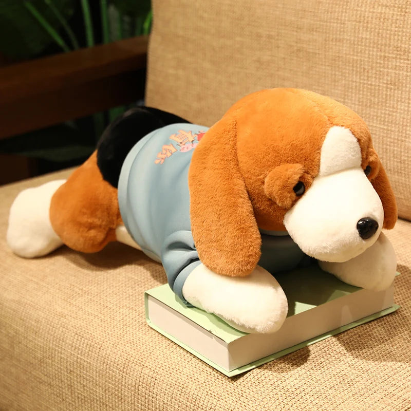 Large Realistic Beagle Plush Toy