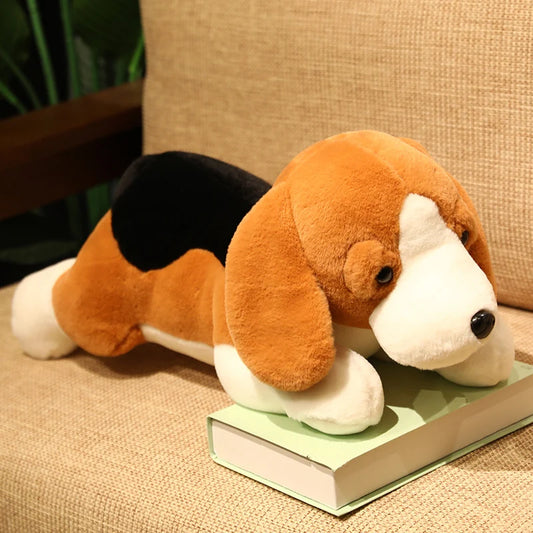 Large Realistic Beagle Plush Toy