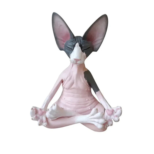 Sphynx Cat Art Sculptures Decor