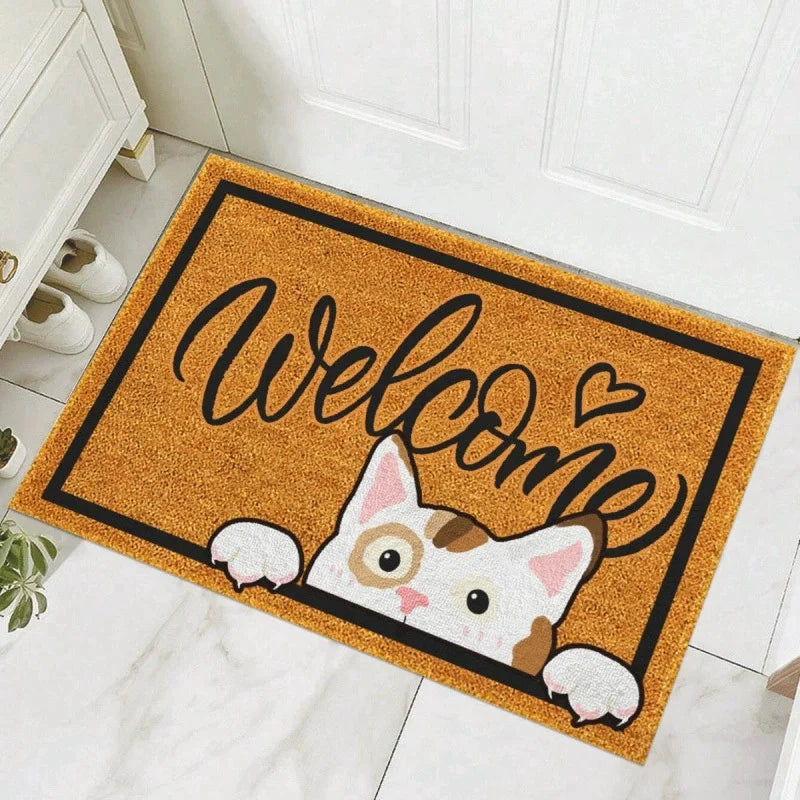 Welcome Carpet Cat Themed