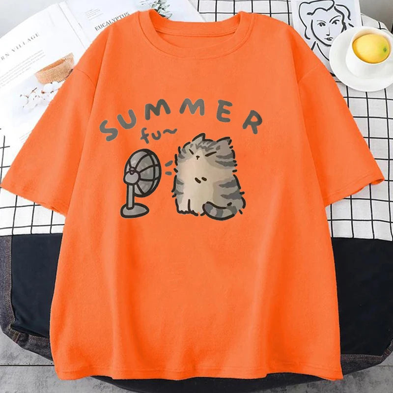 Summer Cat Mood Shirt
