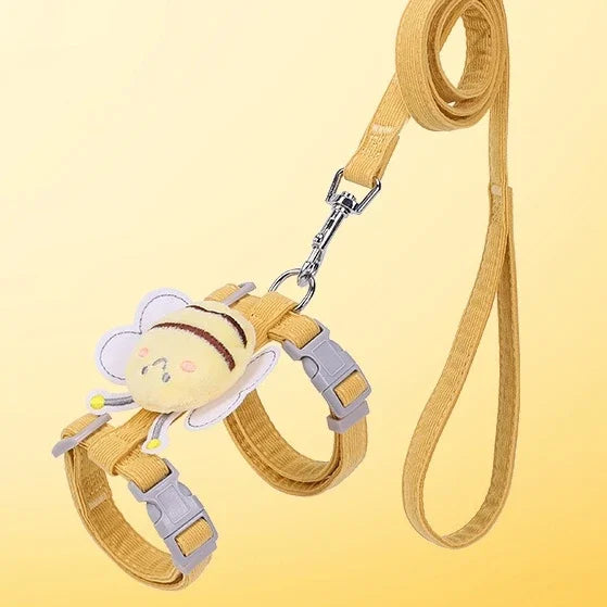 Busy Bee Pet Harness & Leash Set