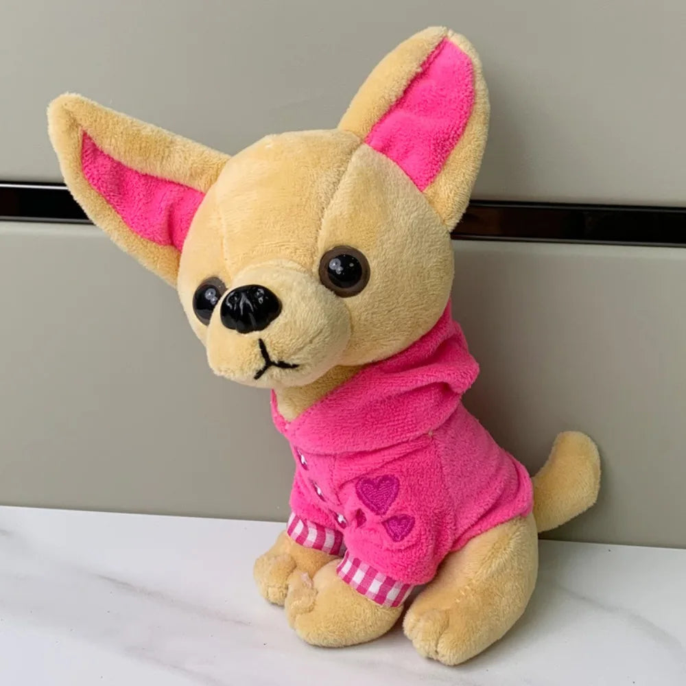 Brinquedos de boneca de pelúcia chihuahua