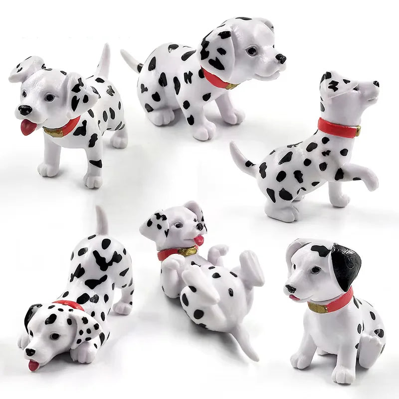 Adorable Miniature Dalmatian Figurines