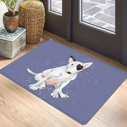 Bull Terrier Welcome Floor Mat