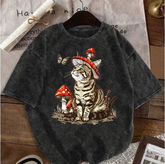T-Shirt Dancing Cat Star