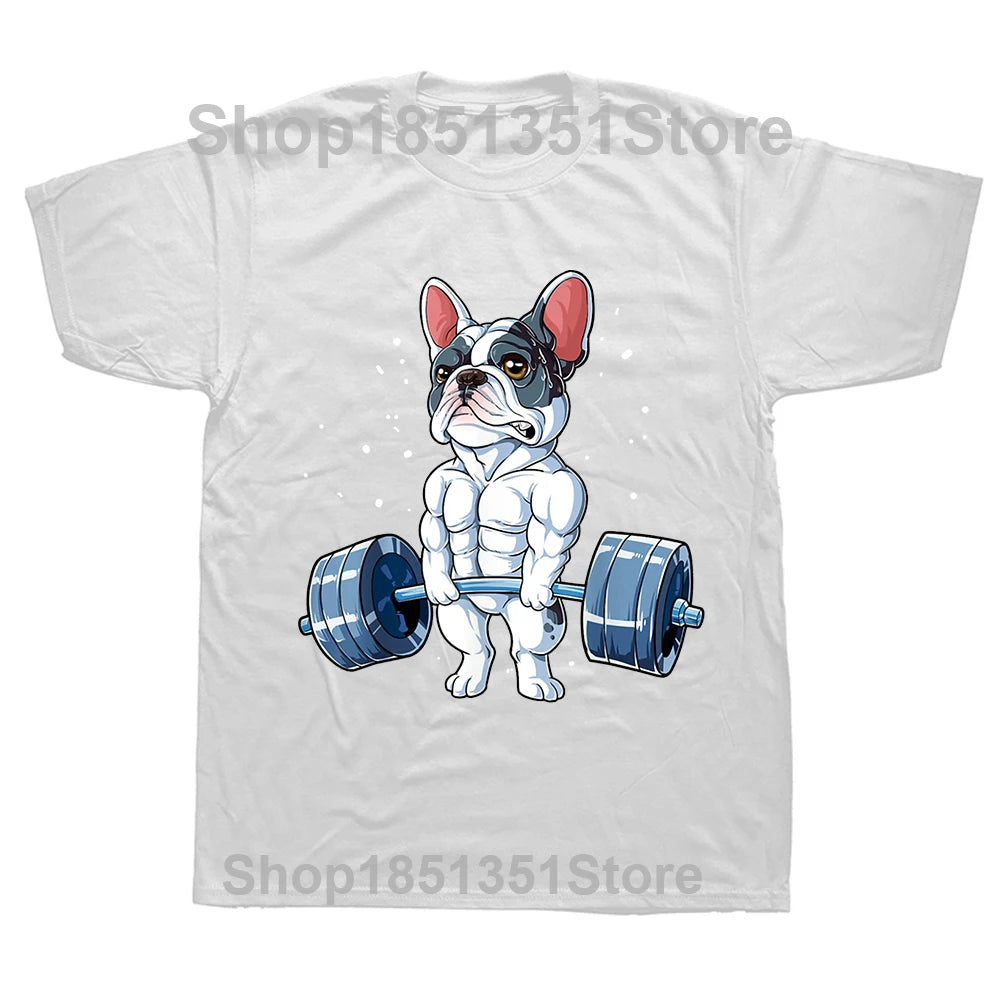French Bulldog Powerlifter Tee