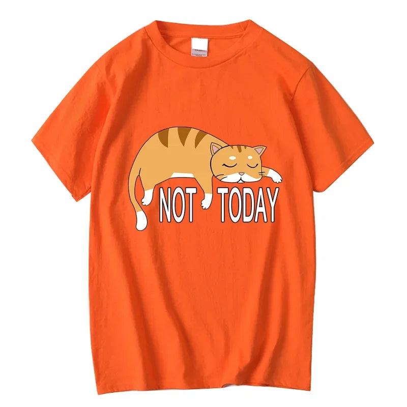 Nicht heute“ Lustiges Katzenshirt