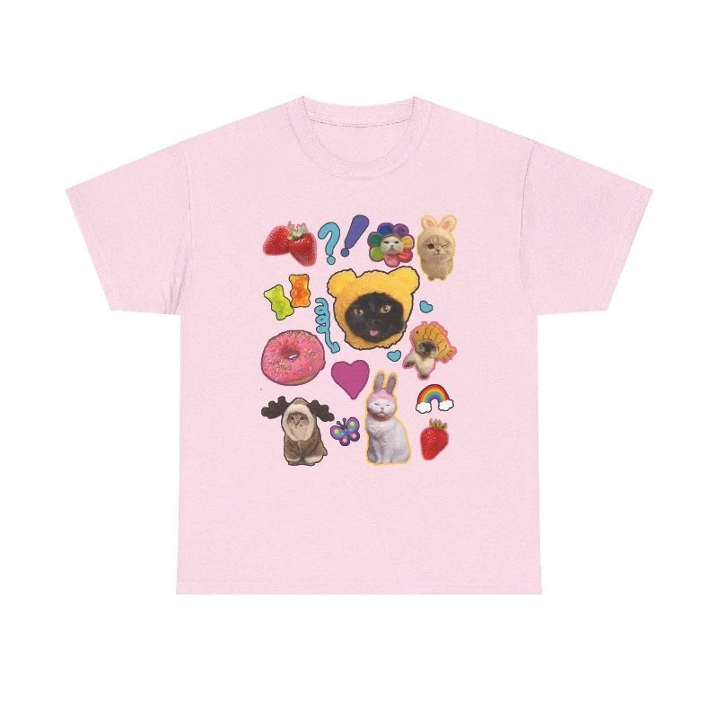 Cat 90s Meme T-Shirt