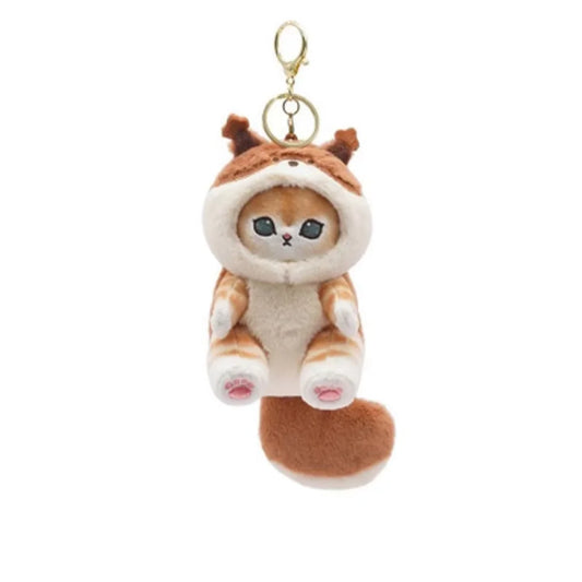 Cat Plush Pendant Keychain