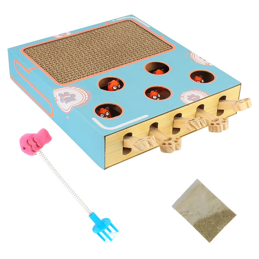 Interactive Gopher Cat Scratcher Toy