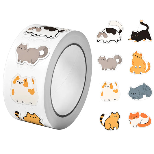 Cute Cat Sticker Roll