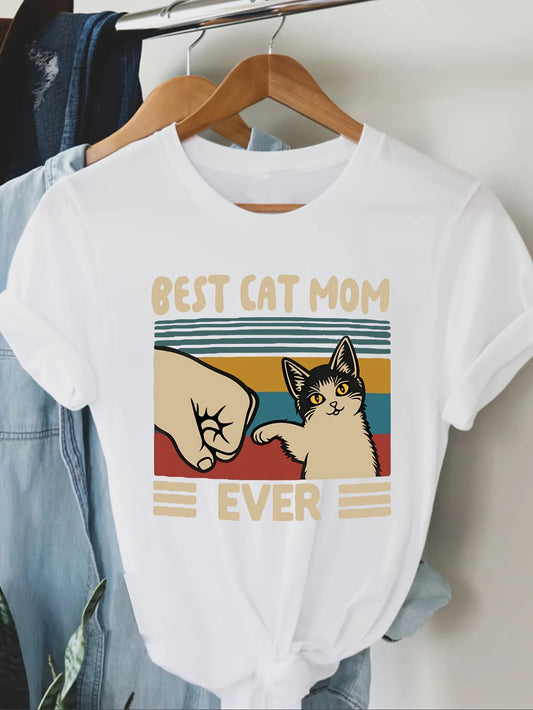 Camiseta A Melhor Mãe Gato de Todos os Tempos