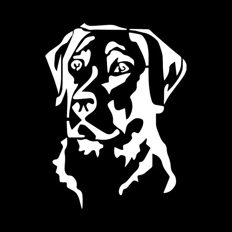 Labrador Retriever Car Decor Sticker