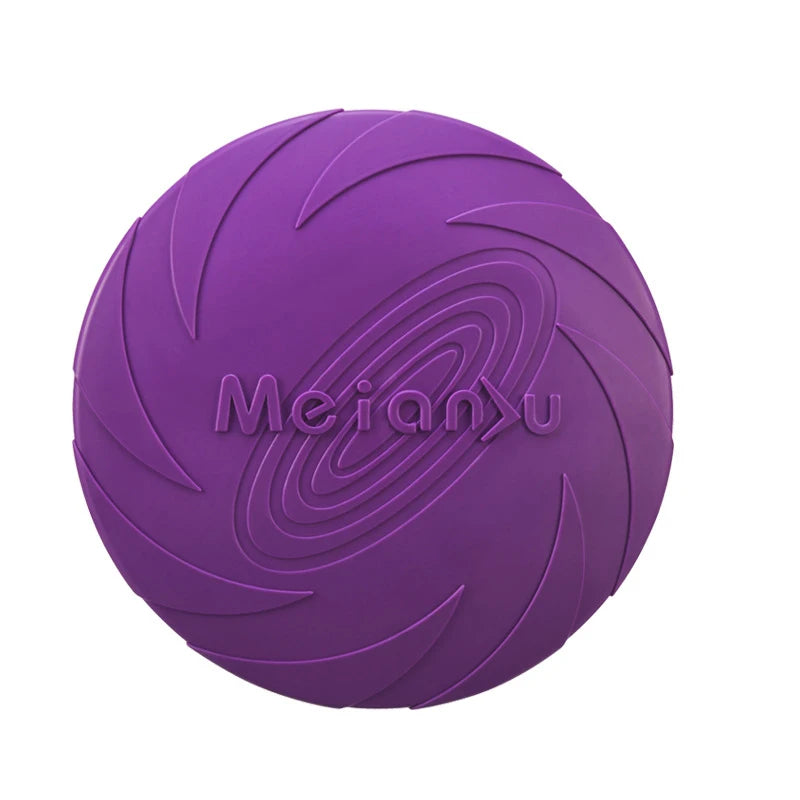 Soft Rubber Flying Disc Dog Toy