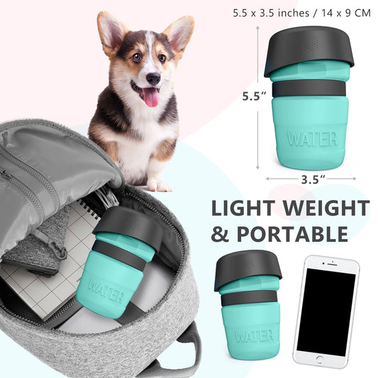 520 ml Portable Dog Water Bottle with Drinking Bowl