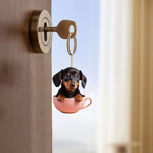 Teacup Dachshund Ornament