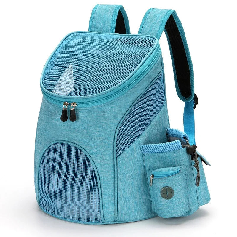 Transporteur pour animaux de compagnie en maille pliable respirant