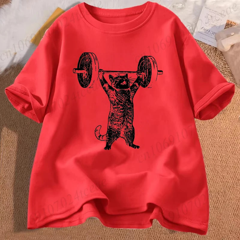 Gym Cat Humor Shirt