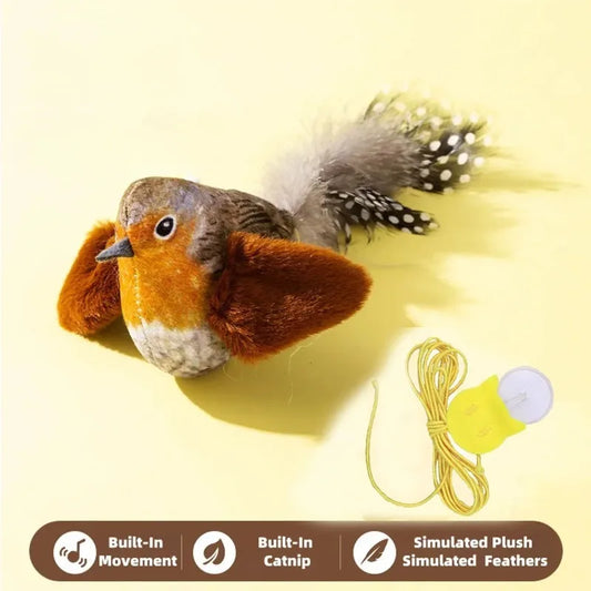 Chirping Bird Interactive Cat Toy