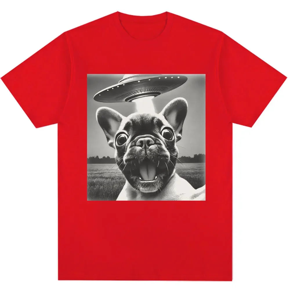 French Bulldog UFO Encounter Tee