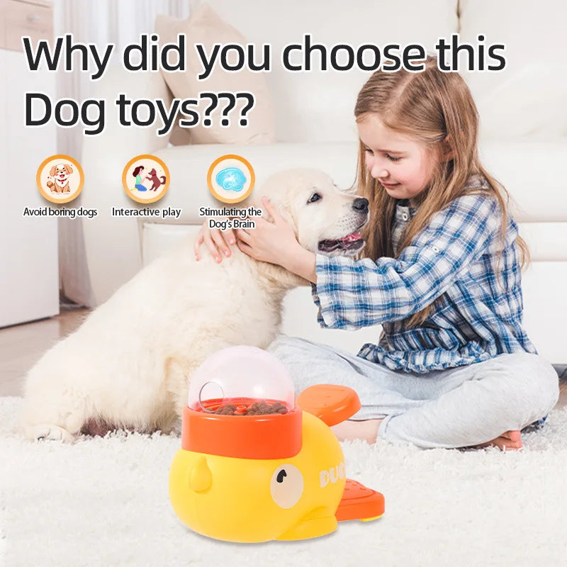 Interactive Dog Treat Puzzle Toy
