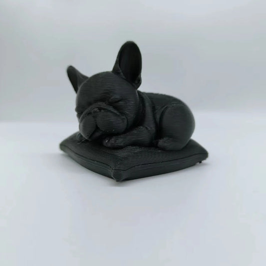Sleeping French Bulldog Sculpture