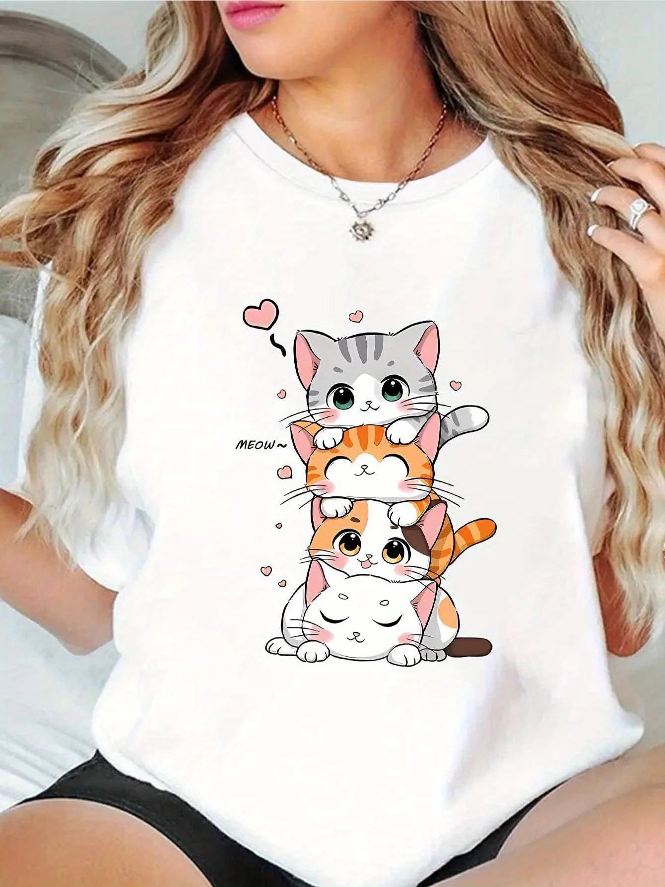 Cute Cartoon Cats Shirt