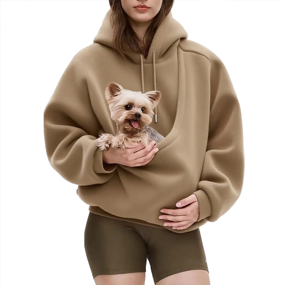 Kangaroo Pouch Hoodie – Dog Pet Carrier Sweatshirt