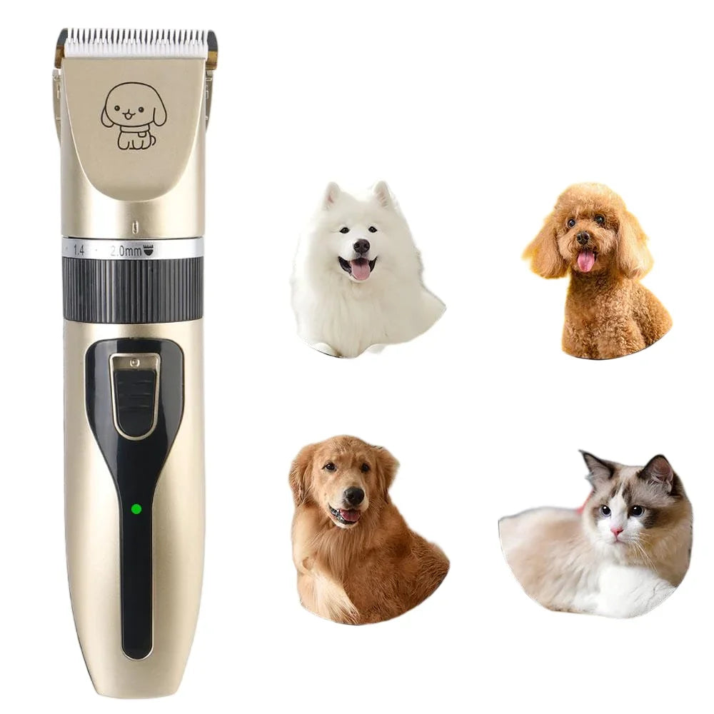 Professional Gold Pet Grooming Clipper