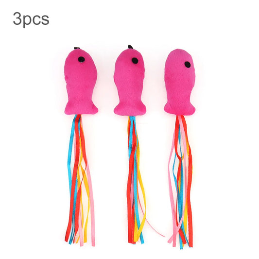 3 יחידות צעצוע לחיות מחמד דגים