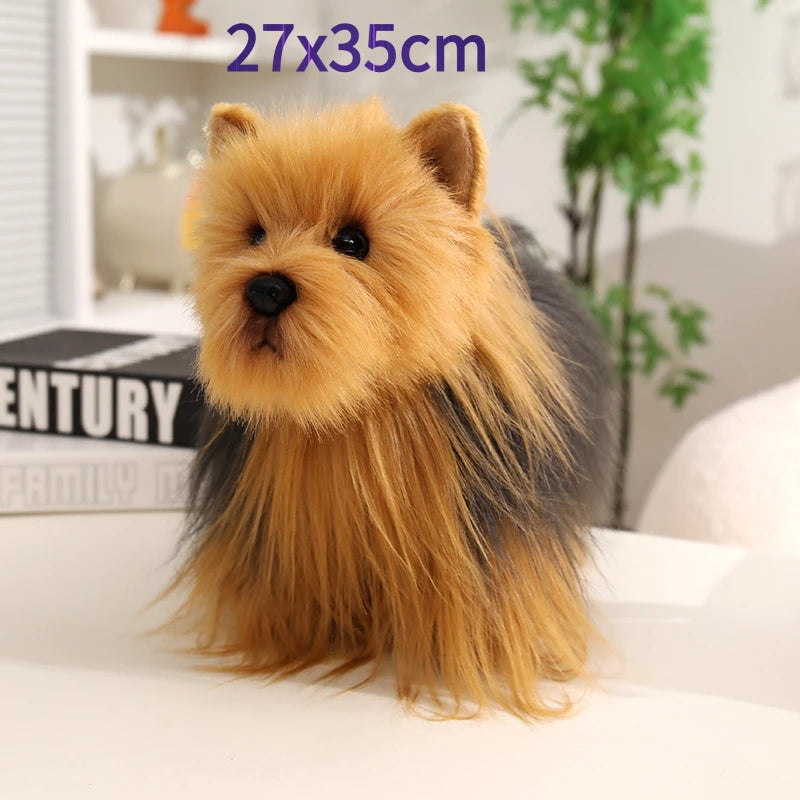 Jouets en peluche de chien en peluche de simulation