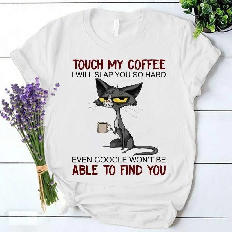 Cat Phrase Cotton Shirt