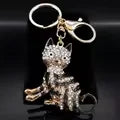 Porte-clés Chat Strass