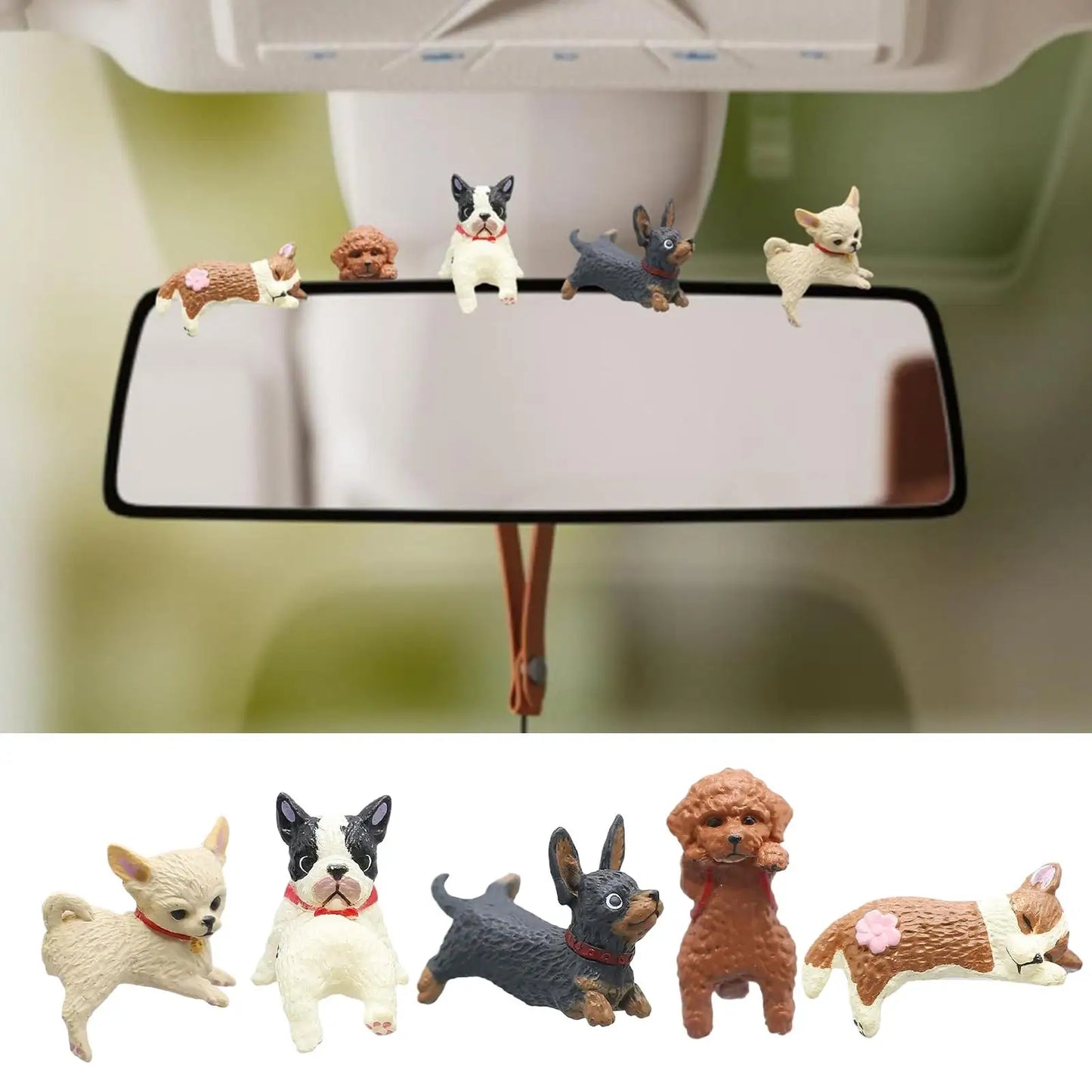 Miniature Dogs Figurines
