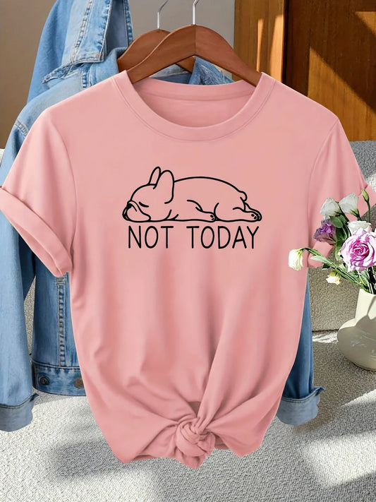 French Bulldog “Not Today” T-Shirt