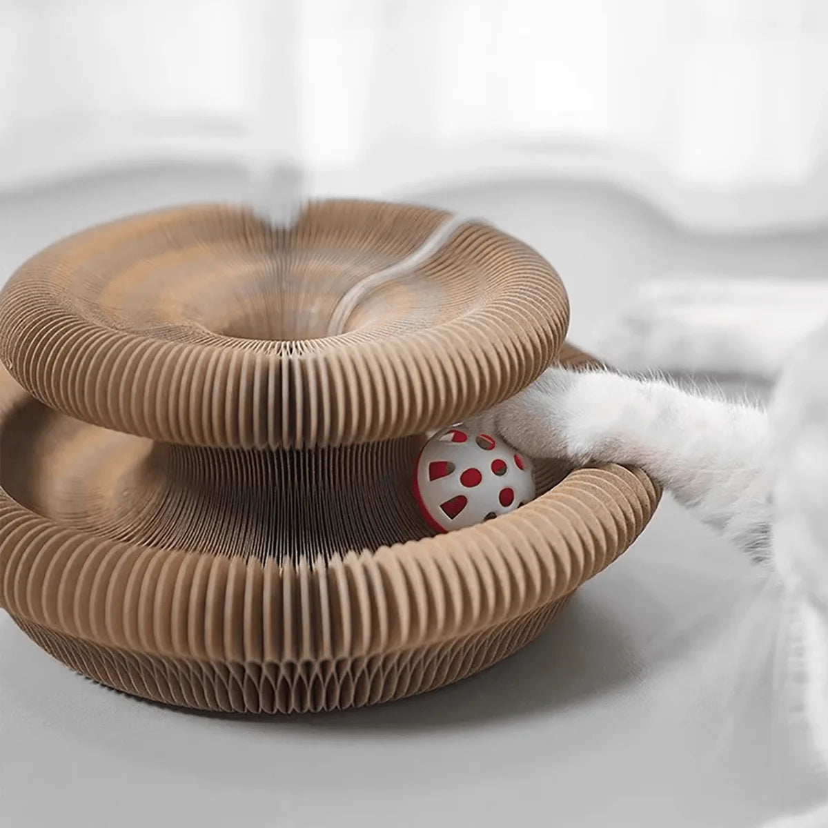 Cat Scratcher with Bell & Catnip