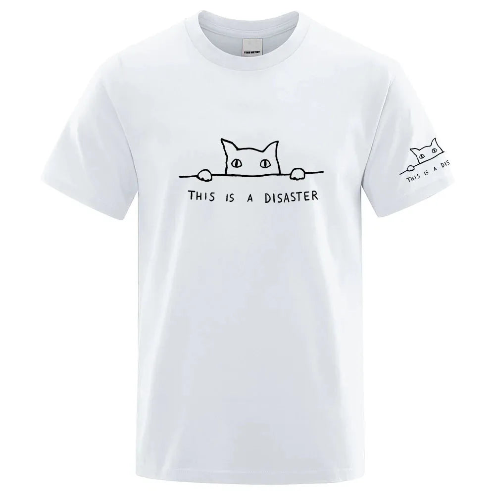 This Is a Disaster Funny Cat Shirt