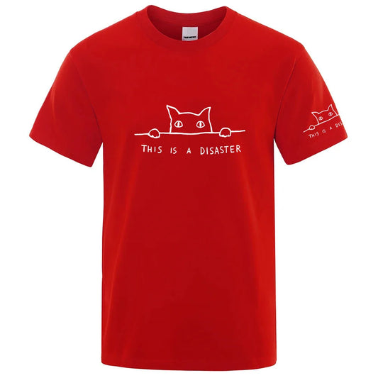 This Is a Disaster Funny Cat Shirt