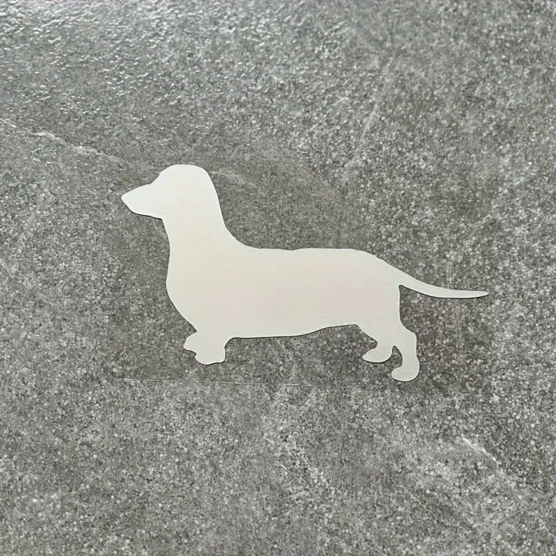 Dachshund Silhouette Car Decal