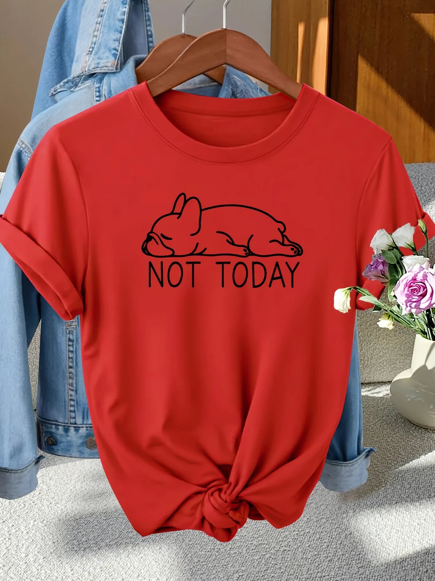 French Bulldog “Not Today” T-Shirt