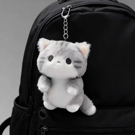 Pendentif mignon en peluche chat