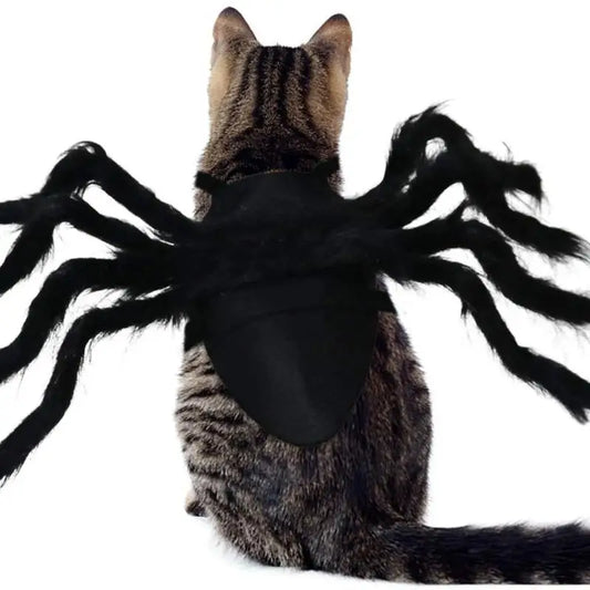 2. Neu#Kostüm für Hunde und Katzen, Halloween-Spinnen-Verwandlungsoutfit, lustiges Cosplay- und Verkleidungskostüm für Haustiere