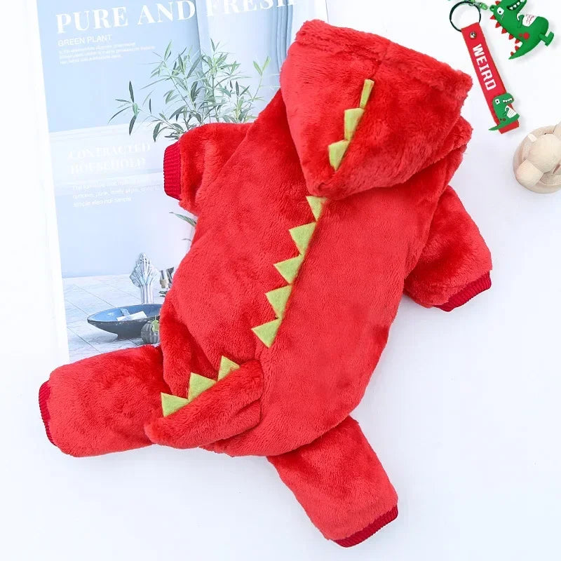 Cute Dinosaur Dog Hoodie