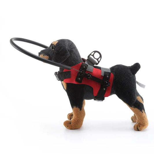 Blind Dog Halo Harness with Adjustable Bumper Ring