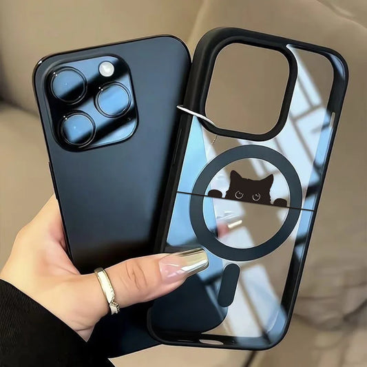 Cute Cat MagSafe iPhone Case