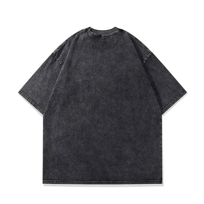 Cat Cigar Meme Washed T-Shirt
